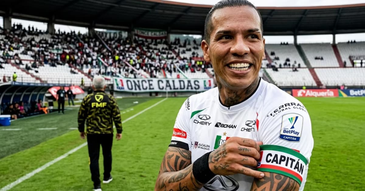 Dayro Moreno asume el liderazgo del Once Caldas tras la salida del ‘Arriero’ Herrera