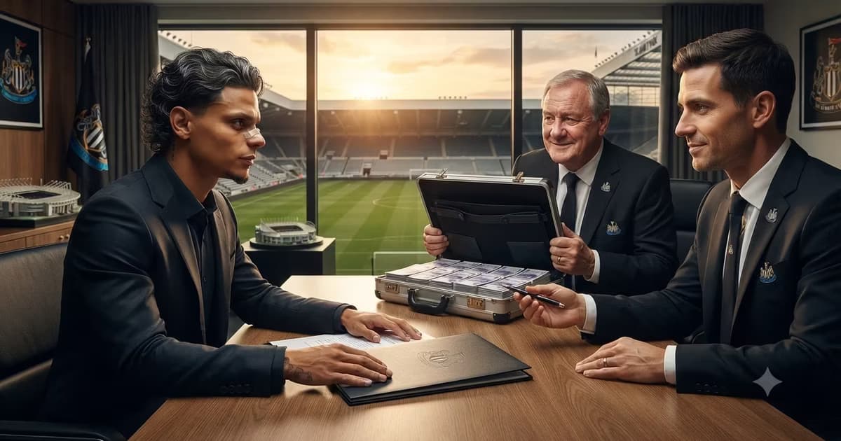 Newcastle prepara una millonaria oferta por Richard Ríos