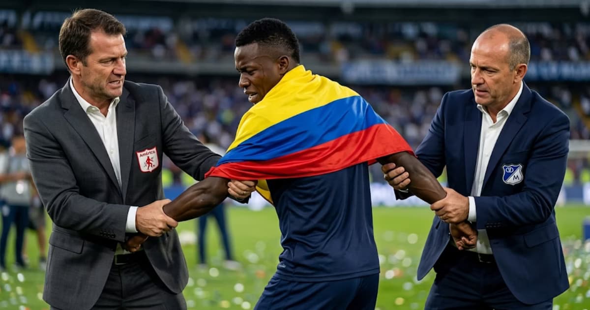 América, Millonarios y Deportivo Cali se pelean por el fichaje de Stiven Mendoza