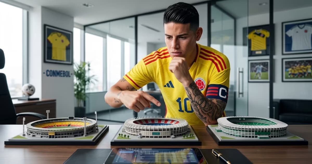 Tres ciudades se pelean la sede para la gran despedida de James Rodríguez en Colombia