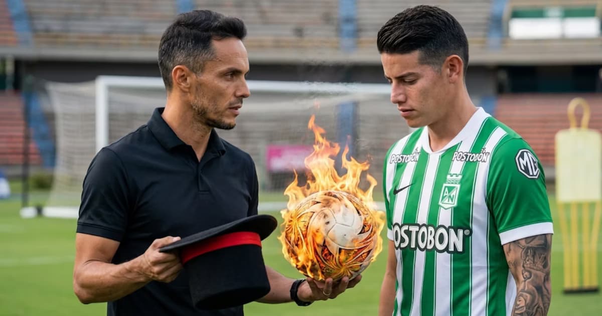Lucas González debe definir la posición ideal de James en Atlético Nacional