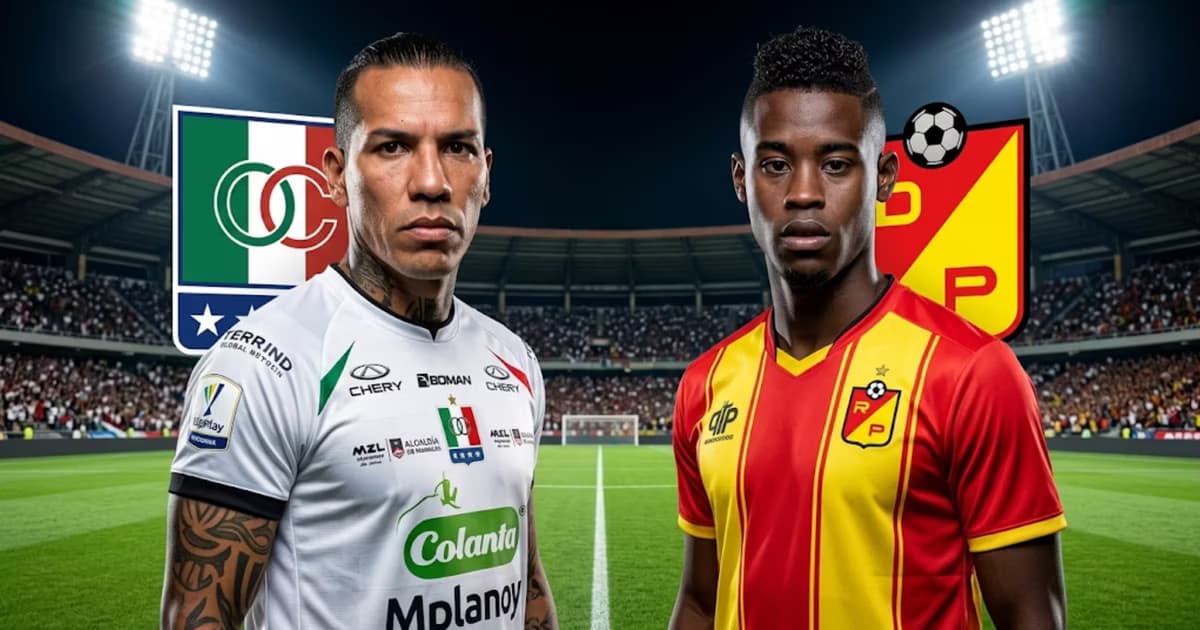 Once Caldas y Pereira juegan hoy a las 8:15 p. m. en Palogrande por la fecha 16 de la Liga BetPlay. Mira dónde ver, alineaciones, historial y cómo llegan.