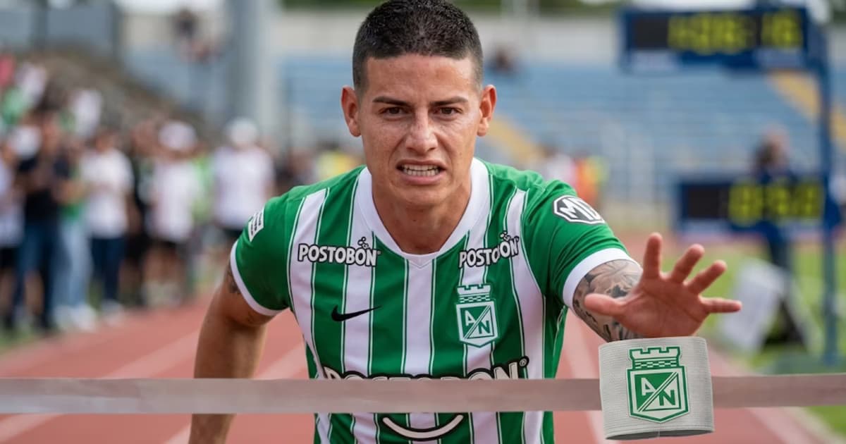James se acerca a su primera titularidad con Atlético Nacional