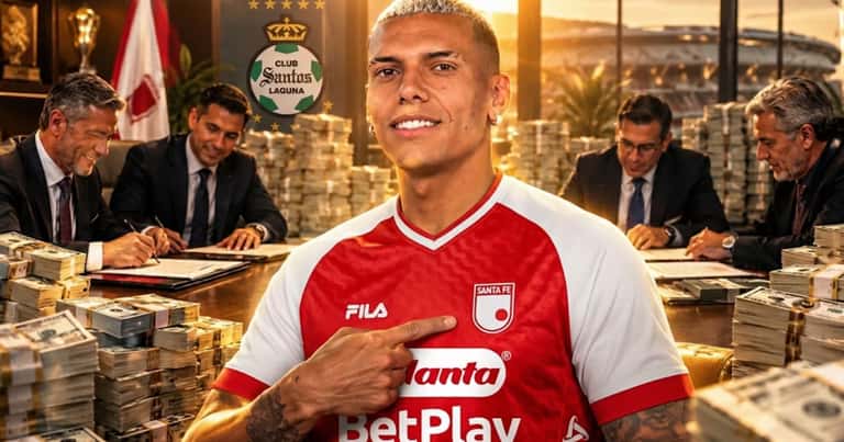 Franco Fagúndez se acerca a Santa Fe beneficiado por la venta de Santos Laguna