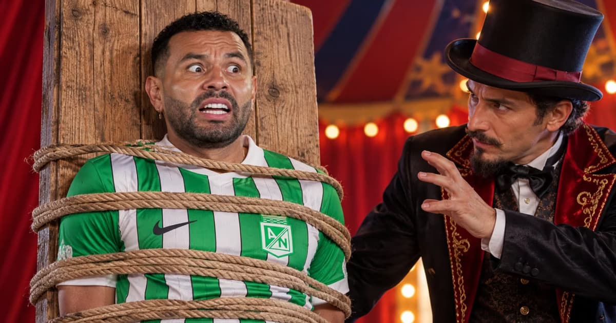 Edwin Cardona pasó de brillar con Nacional a llevarse un susto en el Circo de los Hermanos Gasca