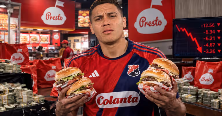Juanfer Quintero tendría que jugar 3 años y 8 meses en el DIM para salvar a Presto de la liquidación
