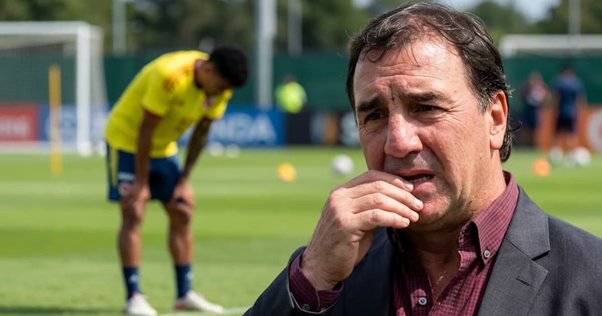 Néstor Lorenzo sufrió una gran decepción en la práctica de Colombia con Carlos Andrés Gómez