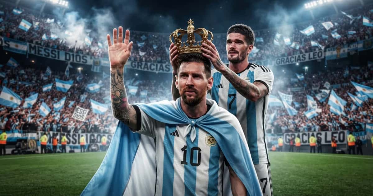 Rodrigo De Paul y Lionel Messi