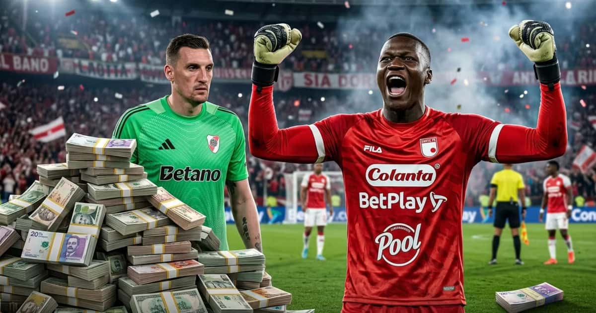 Weimar Asprilla y Franco Armani