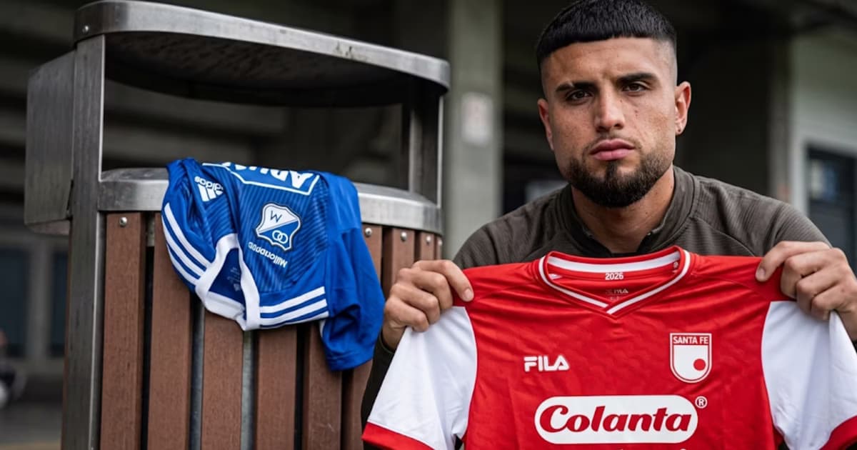 Independiente Santa Fe se interesa en la posible salida de Rodrigo Ureña de Millonarios