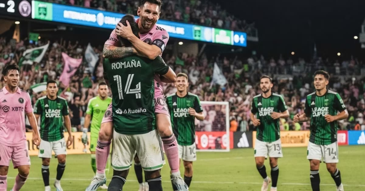 Jhohan Romaña y Lionel Messi