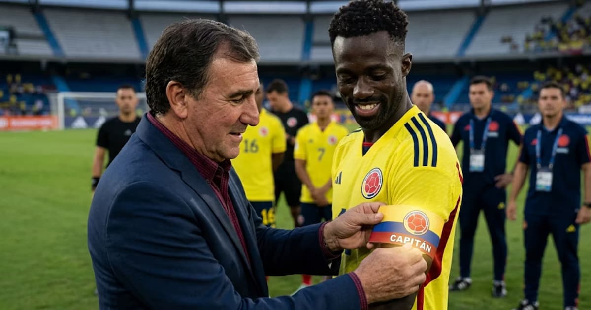 Lorenzo revela por qué eligió a Dávinson Sánchez como capitán de Colombia