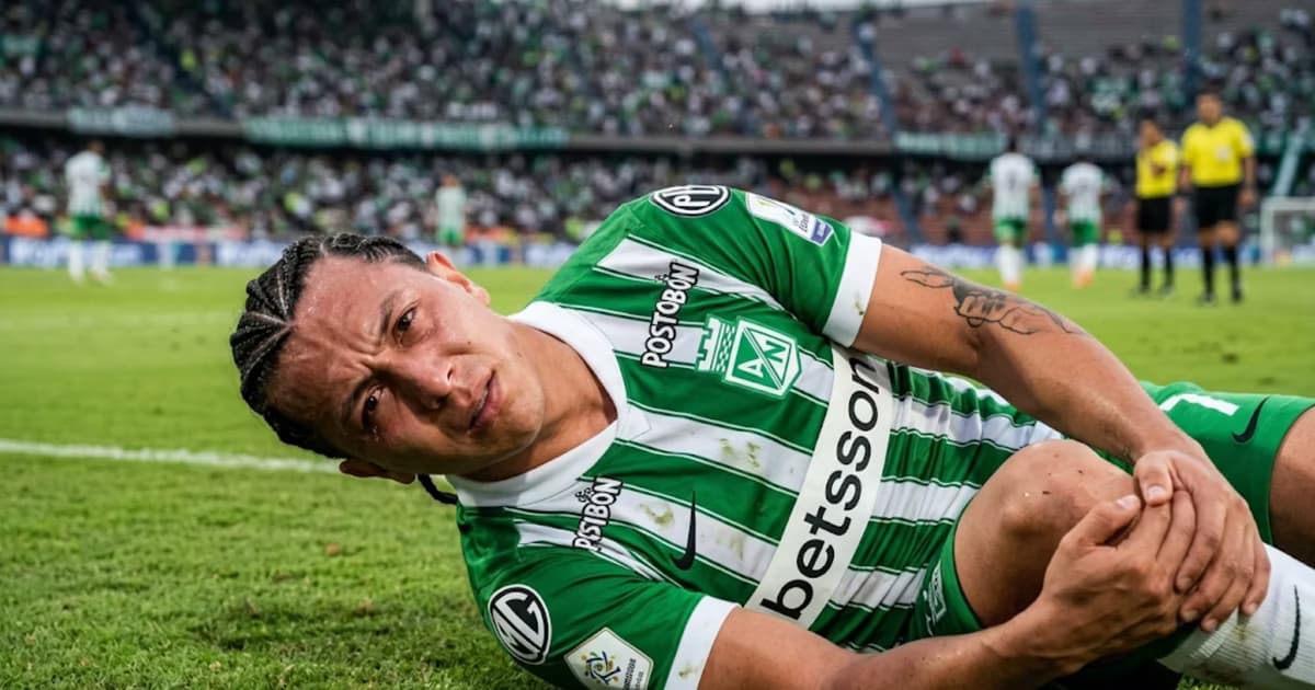 Ian Poveda pasó de una contusión a una artroscopia de tobillo y su regreso en Nacional queda en el aire