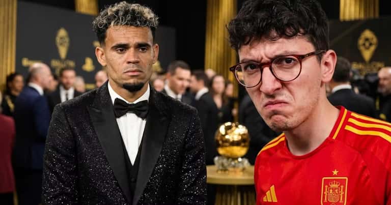 Periodista español explota contra el Balón de Oro por el puesto 24 de Luis Díaz
