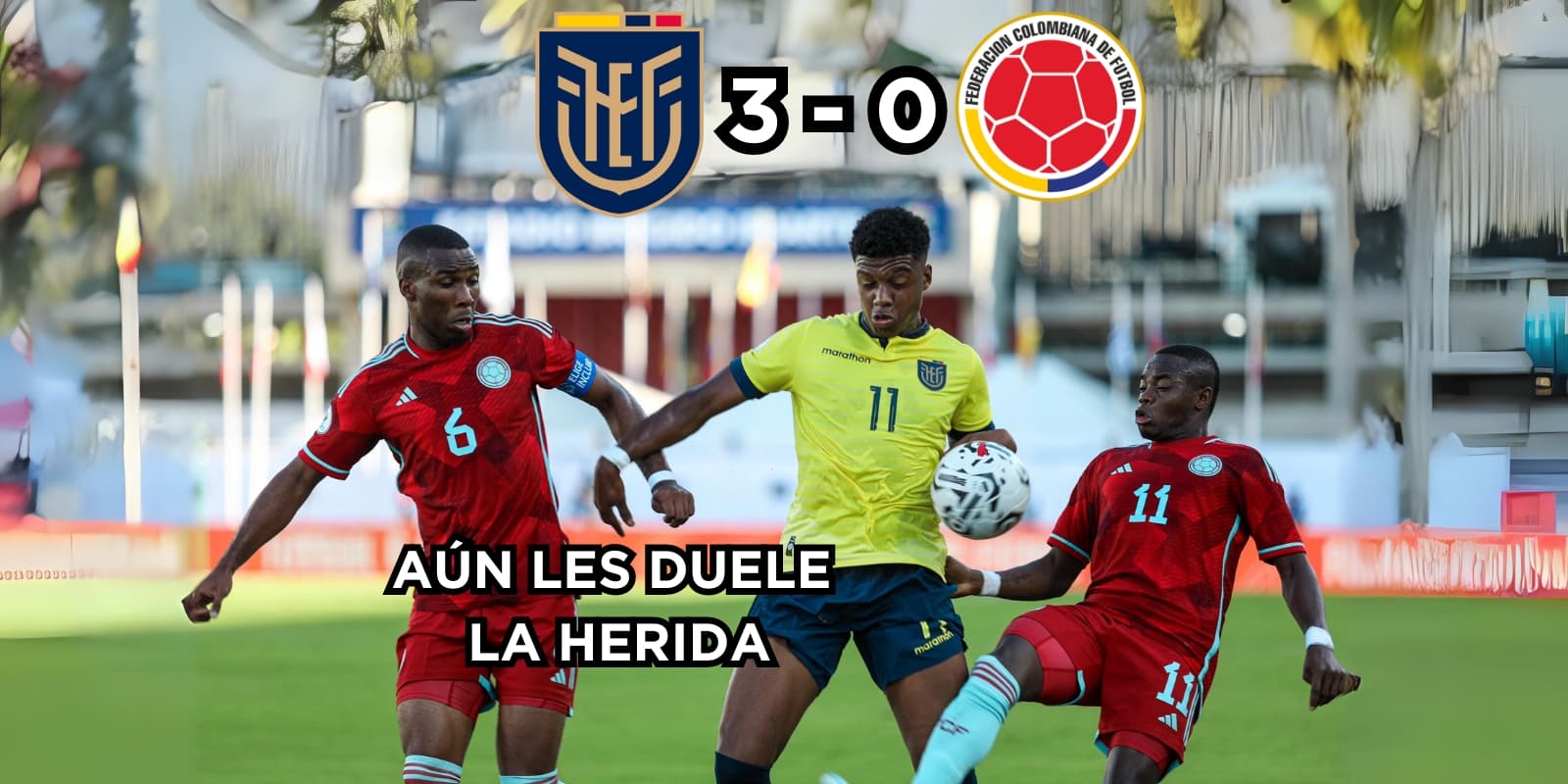 A Colombia le dolió mucho esa derrota contra Ecuador