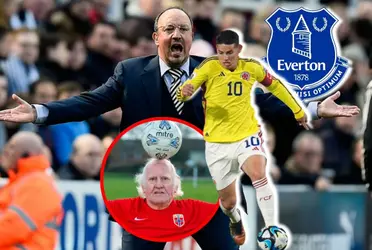 A James Rodríguez le llegan noticias desde el Everton de Inglaterra su ex equipo.