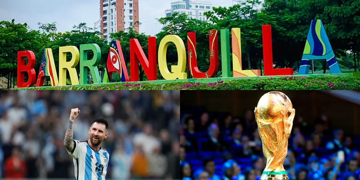 A Lionel Messi y a la Selección Argentina les hicieron un insólito homenaje en la ciudad de Barranquilla.