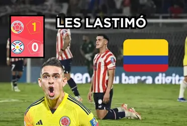 A Paraguay les lastimó perder contra la Selección Colombia.