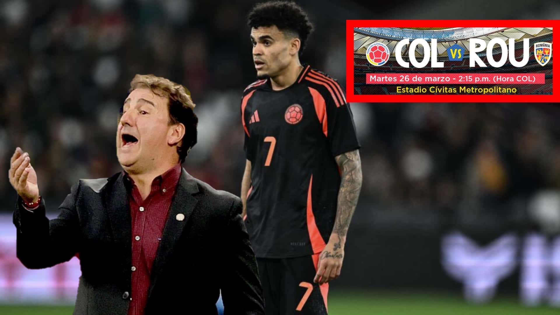 A pocas horas de Colombia vs Rumanía, lo que haría Néstor Lorenzo con Luis Díaz