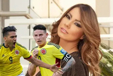 Actriz y los comentarios que hizo de James y Falcao.