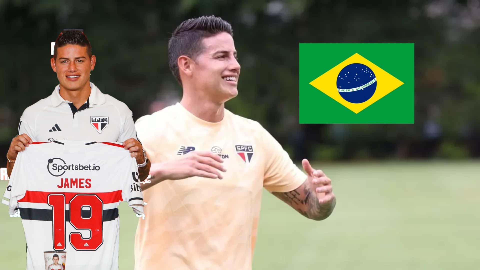 Agachó la cabeza en el Sao Paulo y se reveló cuándo podría volver a jugar James