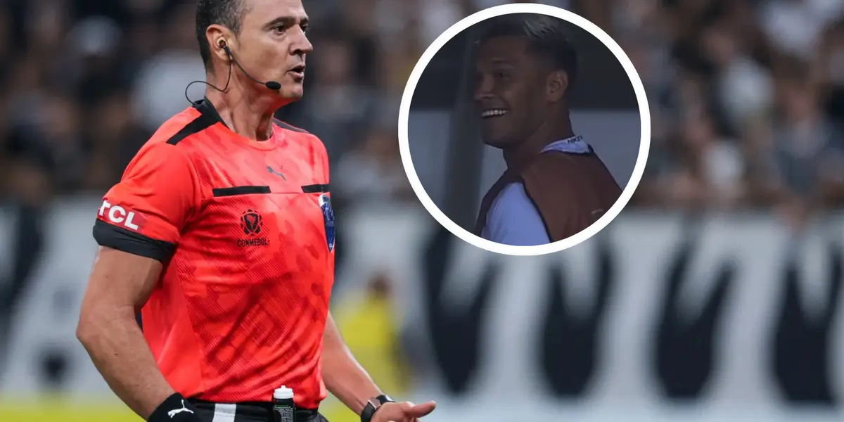 ¿Agrandado? La actitud de Roldán que causa polémica en el FPC. Foto: CONMEBOL y Captura de Win Sports