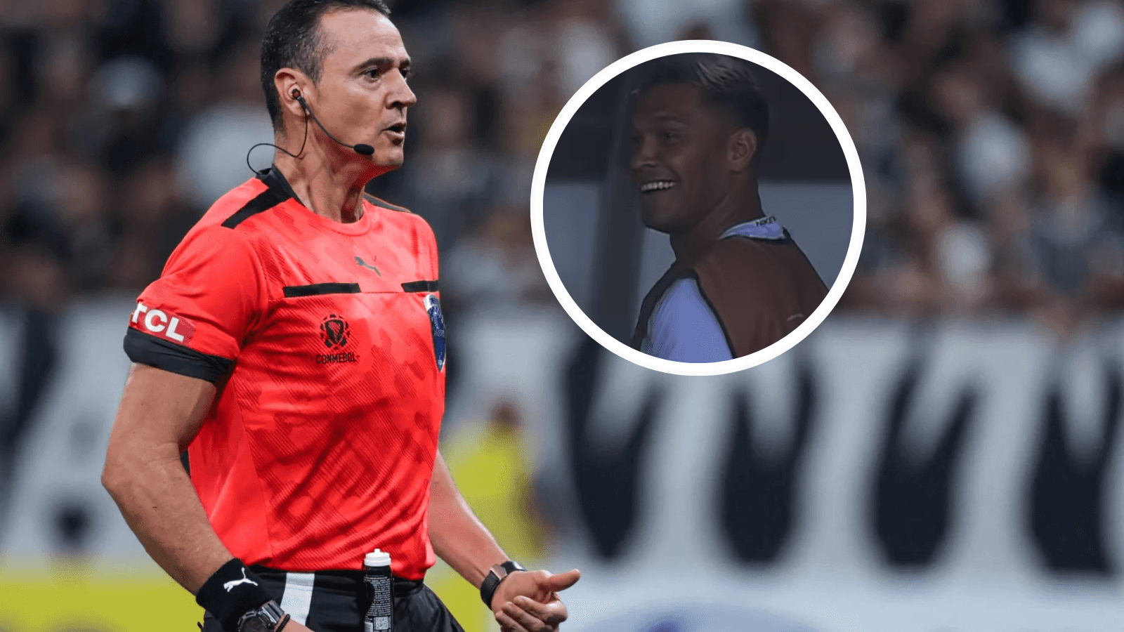 ¿Agrandado? La actitud de Roldán que causa polémica en el FPC. Foto: CONMEBOL y Captura de Win Sports