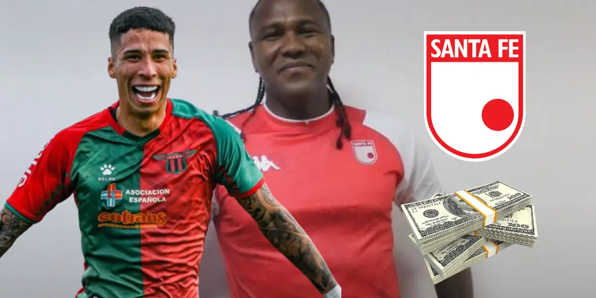 Agustín Rodríguez, al lado Hugo Rodallega.