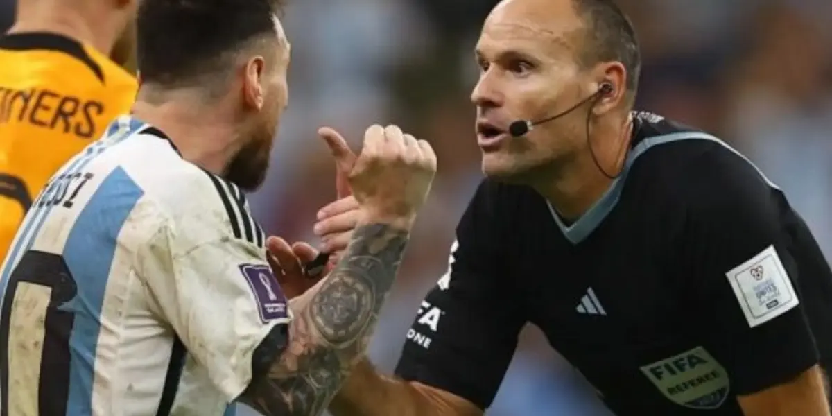 Al árbitro Mateu Lahoz le llegó el karma luego de haber querido minimizar a Lionel Messi y a la Selección Argentina en el Mundial de Qatar 2022.