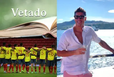 Al jugador lo tenían vetado en la Selección Colombia en el anterior proceso, pudo regresar y por ahora disfruta de unas millonarias vacaciones al estilo Robert Lewandowski.