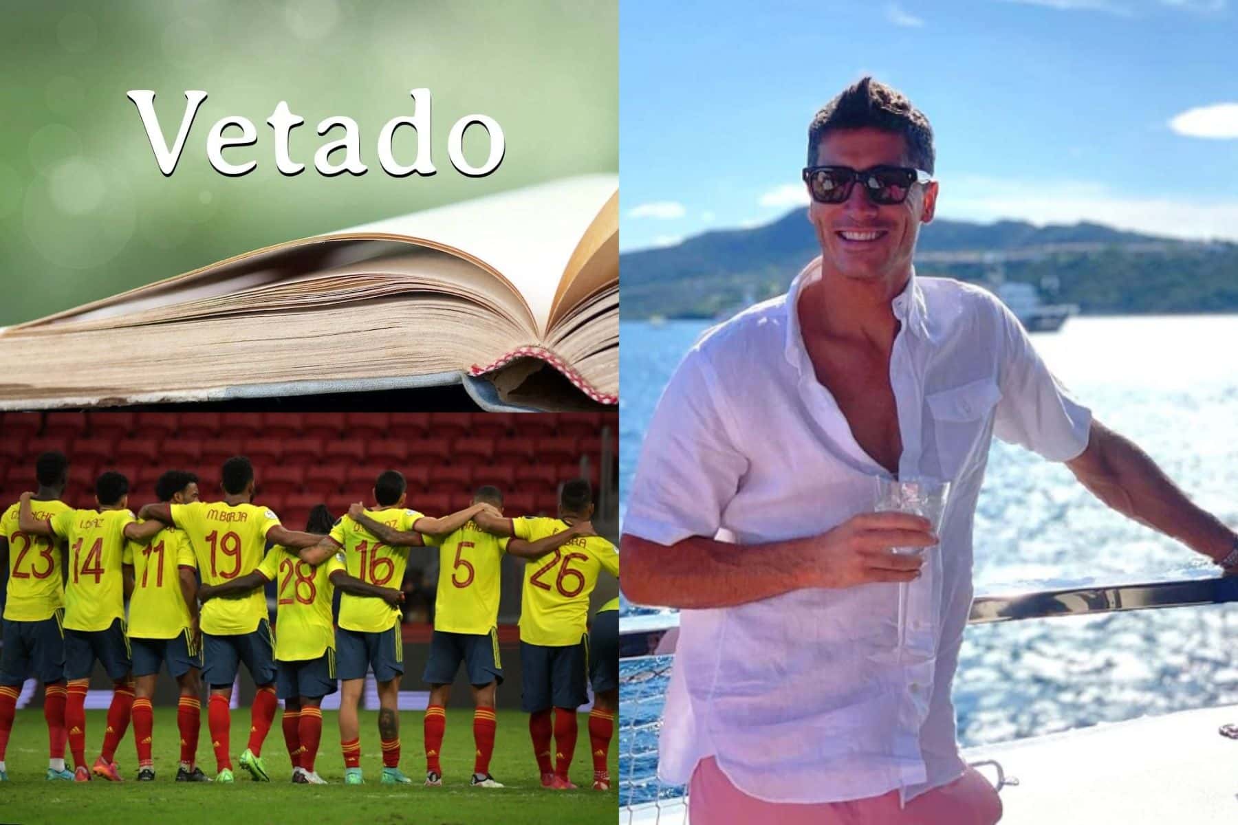 Al jugador lo tenían vetado en la Selección Colombia en el anterior proceso, pudo regresar y por ahora disfruta de unas millonarias vacaciones al estilo Robert Lewandowski.