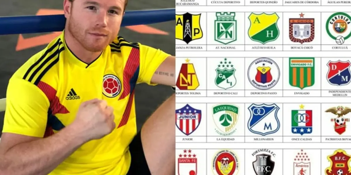 Al mexicano Saúl Álvarez le gusta el fútbol y sueña con invertir en un equipo, en su país no han aceptado sus ofertas y en Colombia es bienvenido.