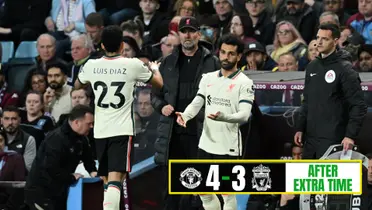 Al nivel de Salah, la calificación que recibió Luis Díaz por Liverpool vs United