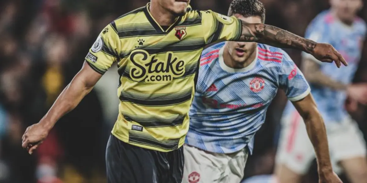 Al pereirano se le ve radiante luego de haber sido partícipe en la goleada a los 'Red Devils'.