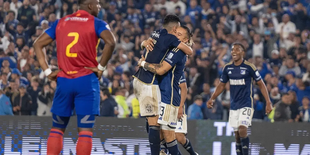 Alarma en Millonarios: el estado físico de Cataño preocupa de cara al clásico. Foto: Instagram