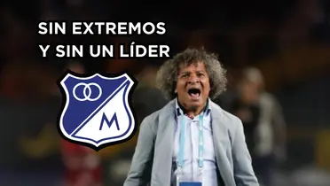 Alberto Gamero con duras bajas en Millonarios FC en este momento.