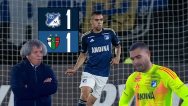 Alberto Gamero, Daniel Giraldo y Álvaro Montero contra Palestino