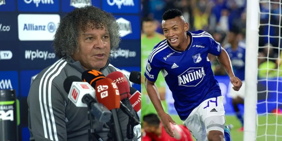 Alberto Gamero habló sobre Óscar Cortés tras verlo jugar con Millonarios FC.