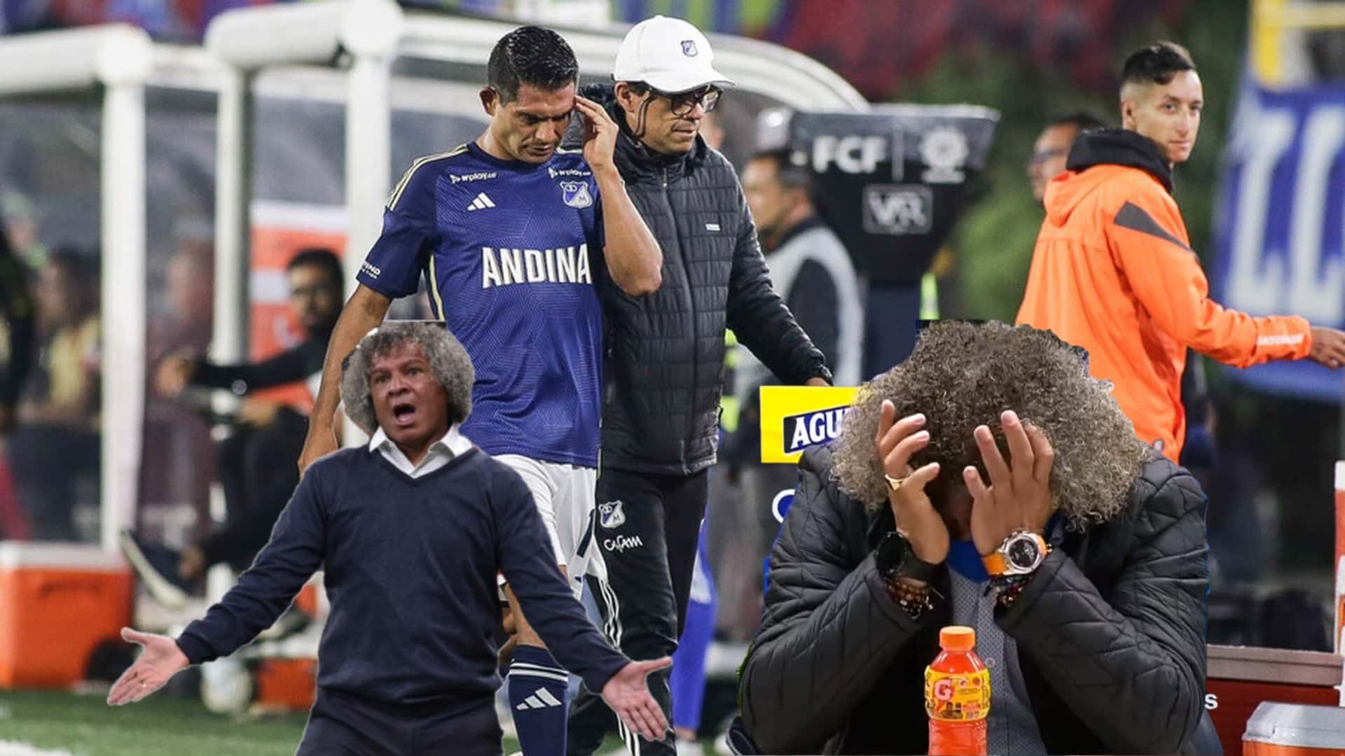 Alberto Gamero no podía creer el gol que perdió Silva (Fotos: AS, Diario César)