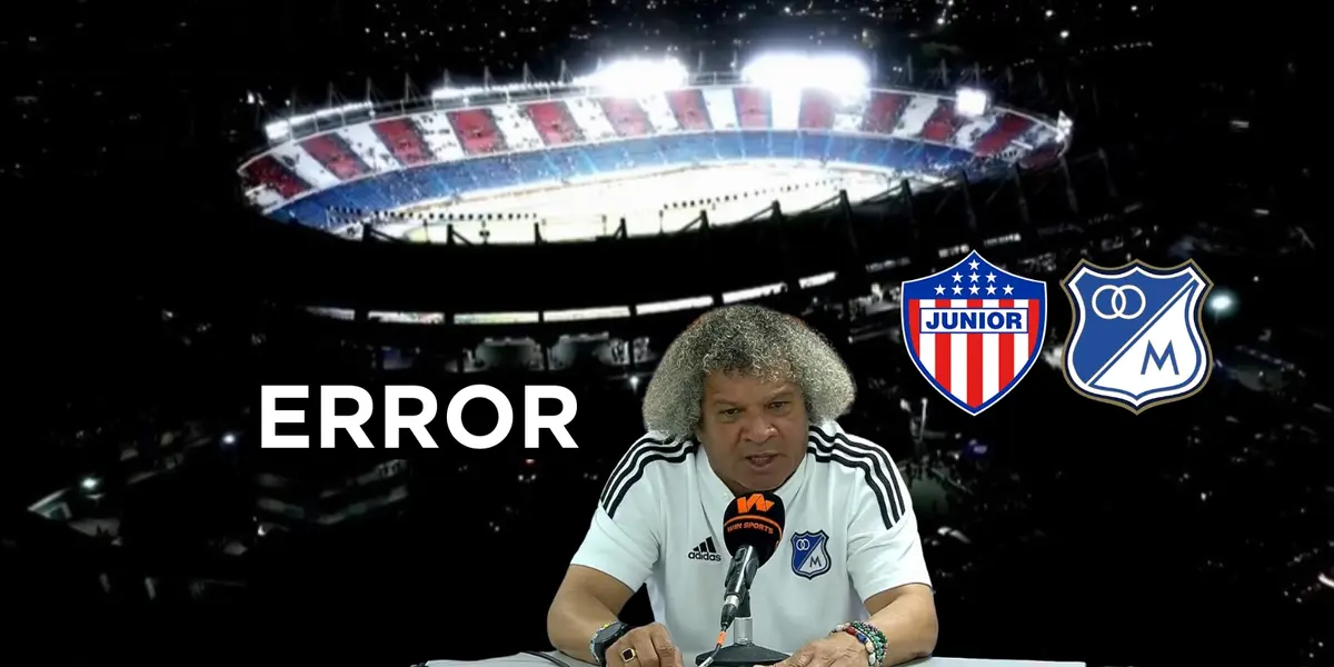 Alberto Gamero pisó en falso con un jugador en la ida contra Junior FC, le tocará hacer ajustes en la vuelta.