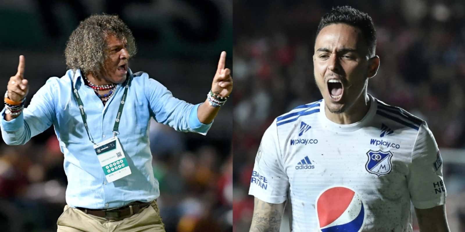 Alberto Gamero no quedó del todo contento con el penal de Santiago Montoya y mira el castigo que recibirá en Millonarios