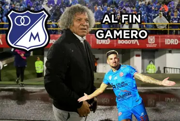 Alberto Gamero recibió una buena noticia en Millonarios FC gracias a Santiago Giordana.