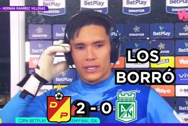 Aldair Quintana habló tras vencer a Atlético Nacional en Pereira.