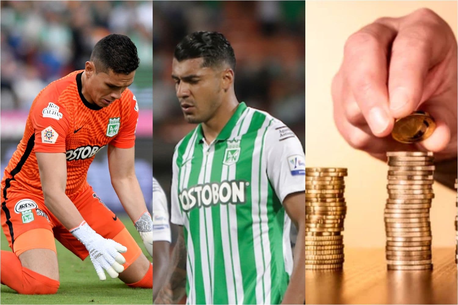 Aldair Quintana no vive un buen presente en Atlético Nacional y podría salir del club