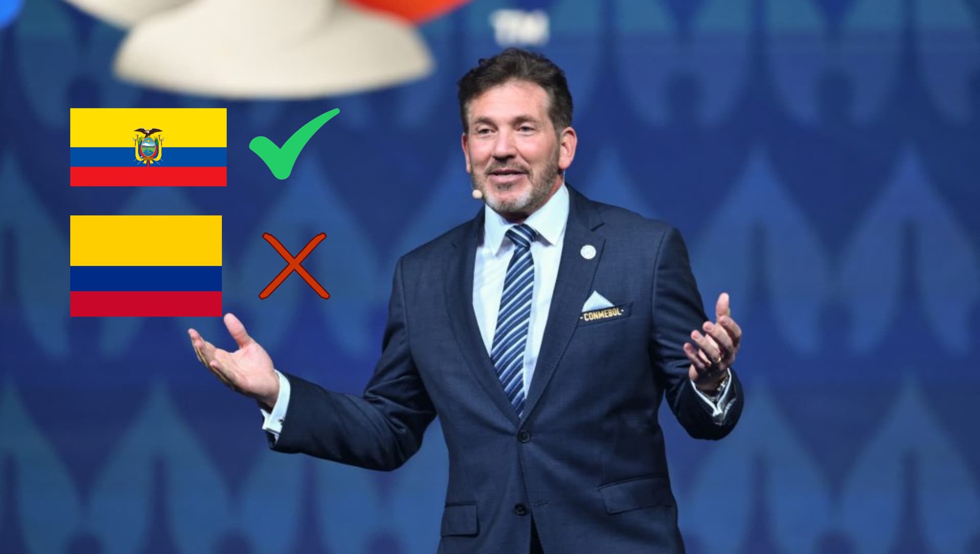 Alejandro Domínguez, el presidente de la CONMEBOL. FOTO: Conmebol