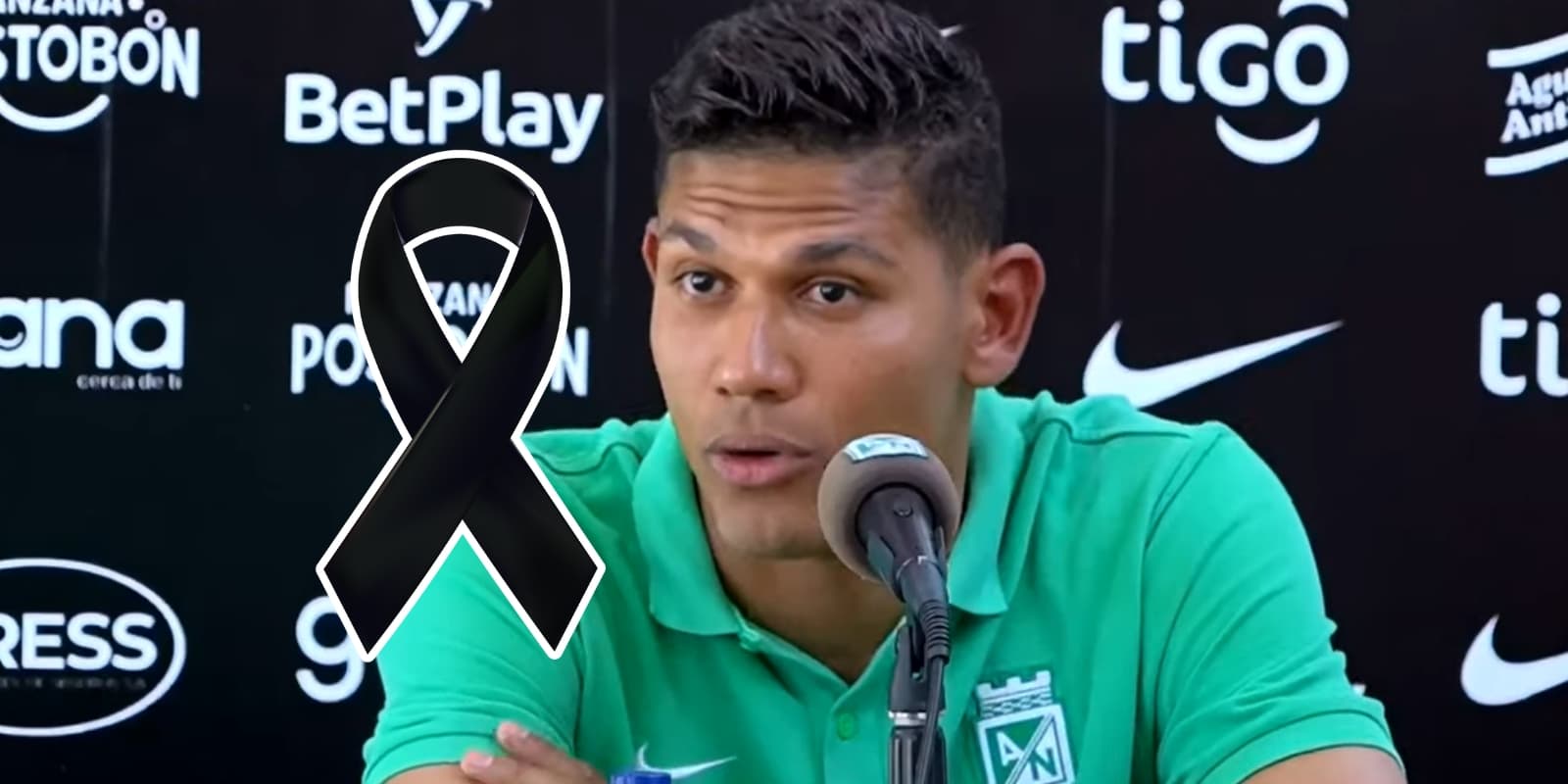 Alex Mejía hablando en una rueda de prensa