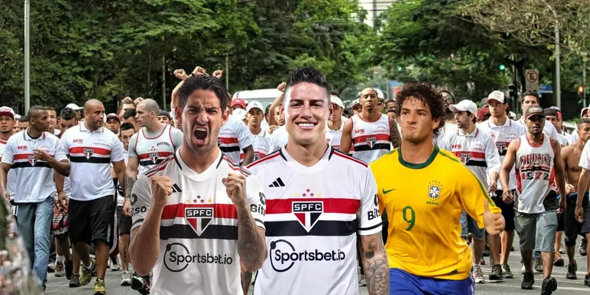 Alexander Pato aplaudió la llegada de James Rodríguez al São Paulo de Brasil.