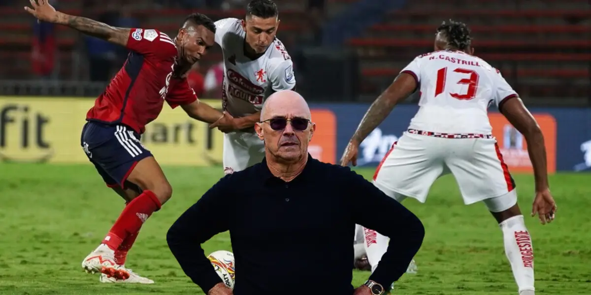 Alfredo Arias como entrenador del Deportivo Independiente de Medellín. FOTO: Noticias Caracol