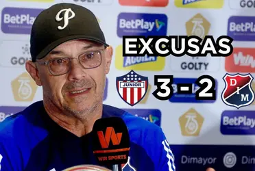 Alfredo Arias habló tras la derrota del DIM contra el Junior FC en Barranquilla.