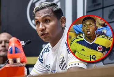 Alfredo Morelos dio sus impresiones tras llegar a jugar a Brasil.